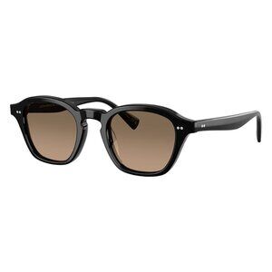 New OLIVER PEOPLES Eyles Black Polarised Square OV5580SU 1731/GN Sunglasses Wome